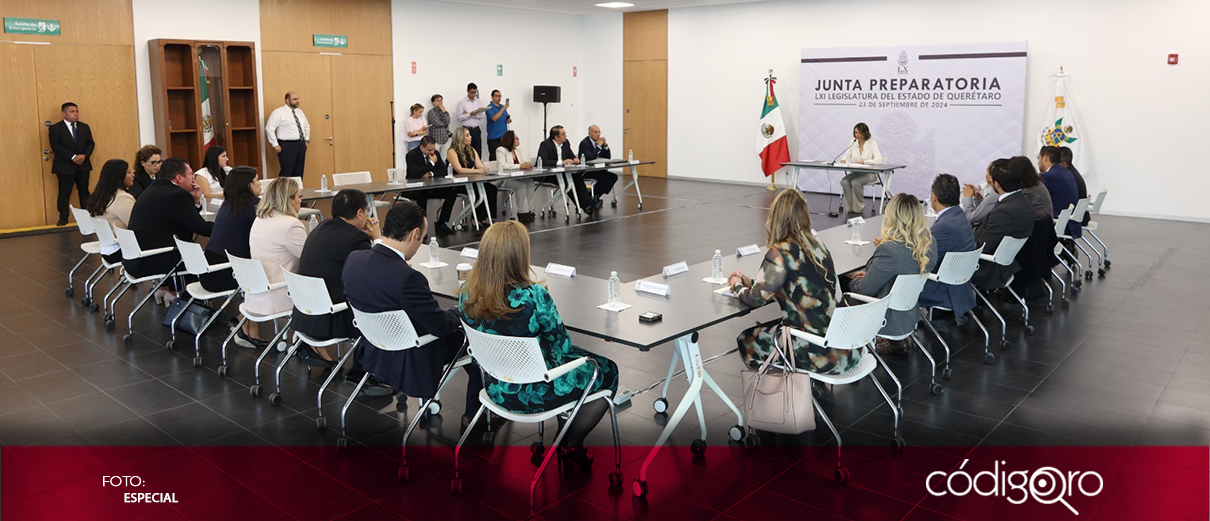 Diputados electos participan en junta preparatoria en el Congreso local
