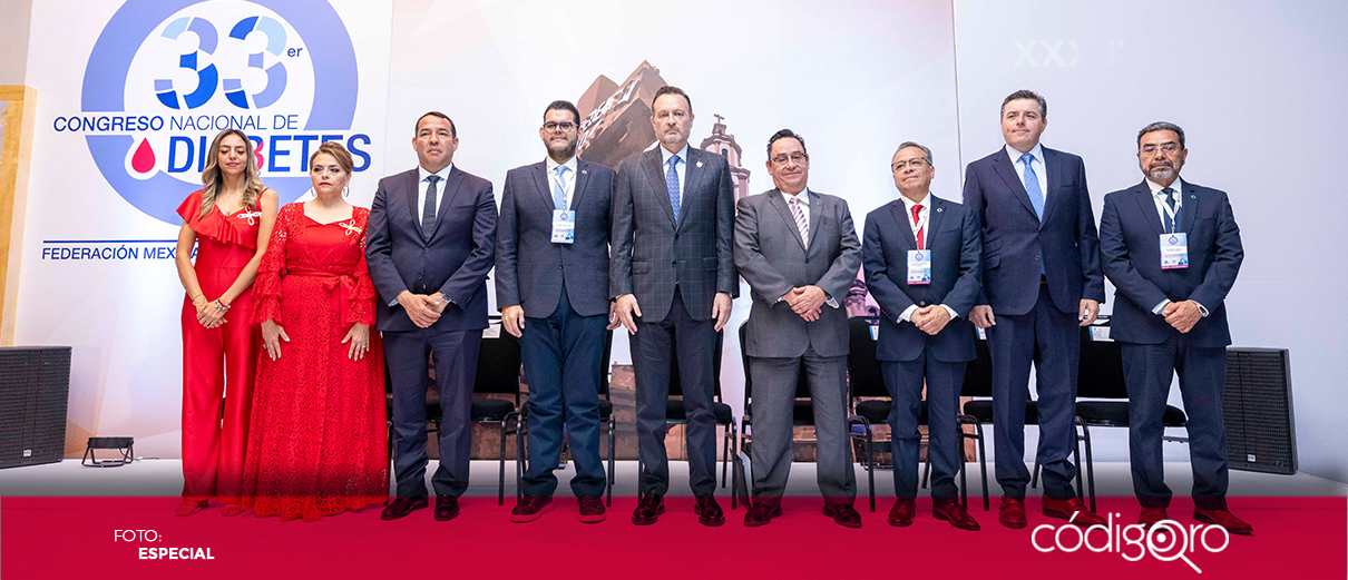 Mauricio Kuri asiste a la inauguración del 33 Congreso Nacional de Diabetes