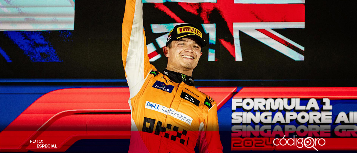 Lando Norris gana en Singapur; “Checo” termina décimo