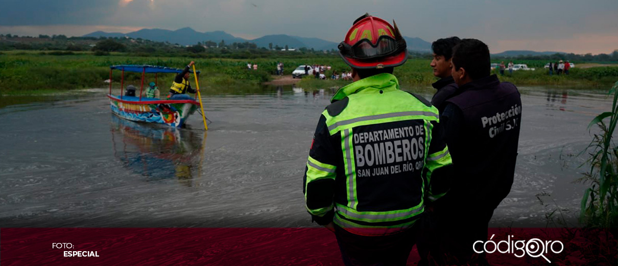 Localizan sin vida a menor en cuerpo de agua en San Juan del Río