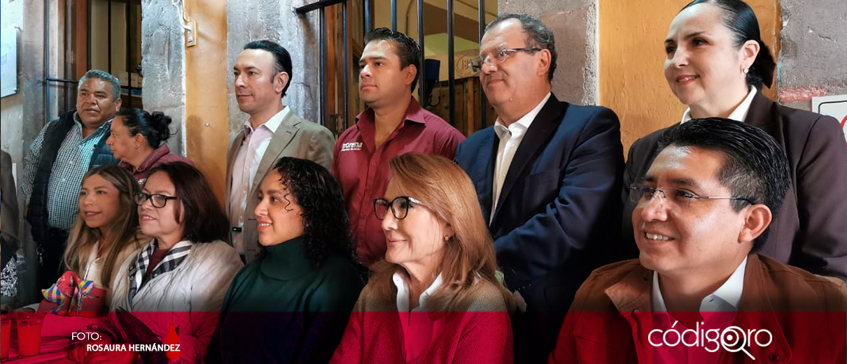 Apoyan militantes de Morena en Querétaro a Luisa María Alcalde