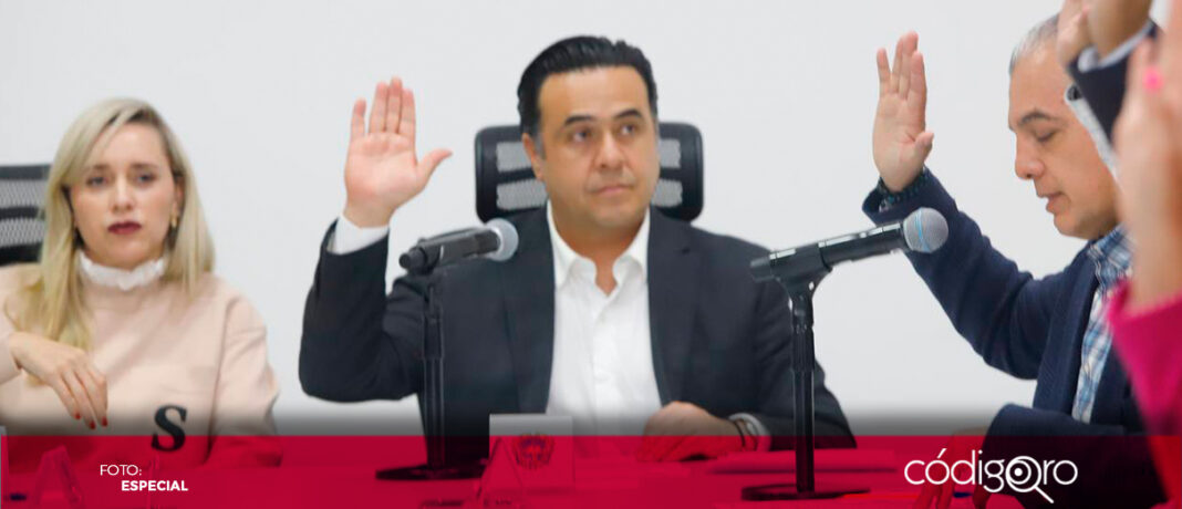 El presidente municipal de Querétaro, Luis Bernardo Nava Guerrero, resaltó los avances en seguridad. Foto: Especial