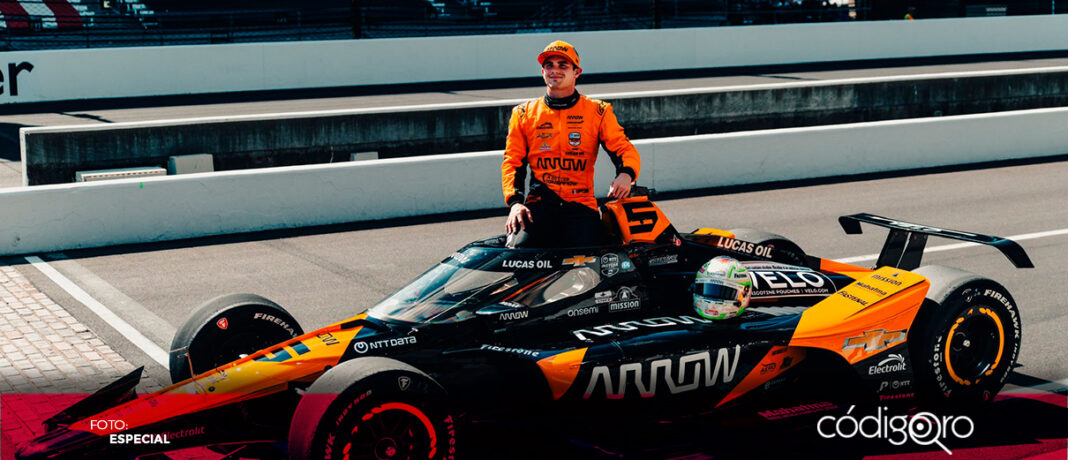 El piloto mexicano de McLaren, Pato O'Ward, correrá en el Autódromo Hermanos Rodríguez. Foto: Especial