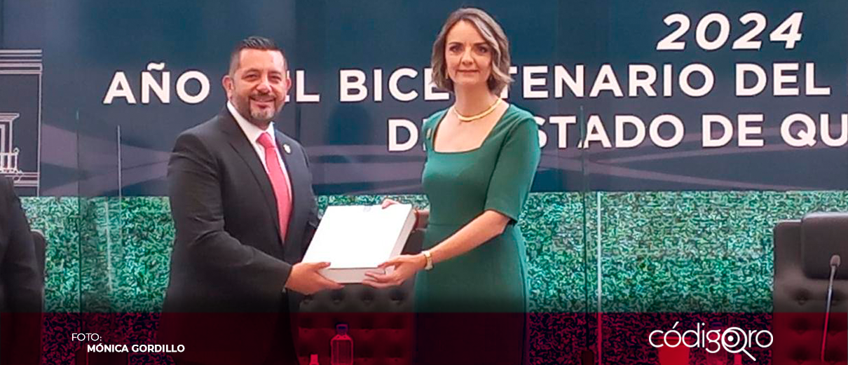 Entrega secretario de Gobierno informe ante la Legislatura