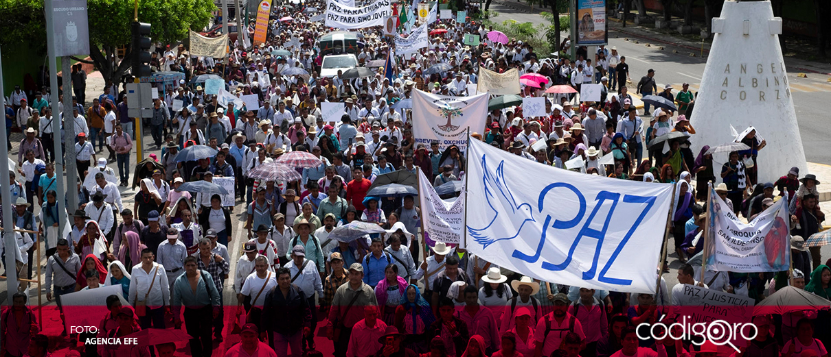 Ciudadanos en Chiapas piden al Gobierno de México parar la violencia