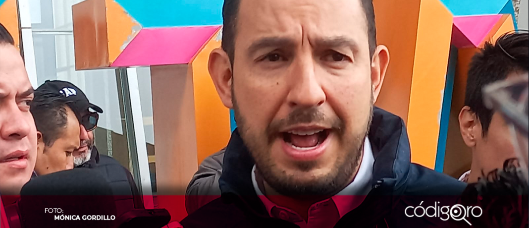 El dirigente nacional del PAN asistió al tercer informe de gobierno de Mauricio Kuri González, como titular del Poder Ejecutivo del Estado de Querétaro