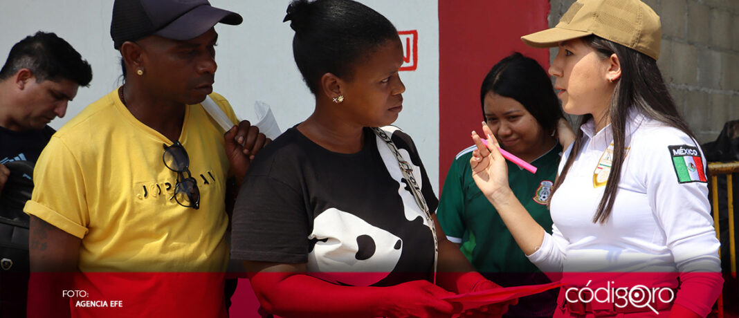 Migrantes de Honduras, Guatemala y Haití iniciaron sus trámites de 