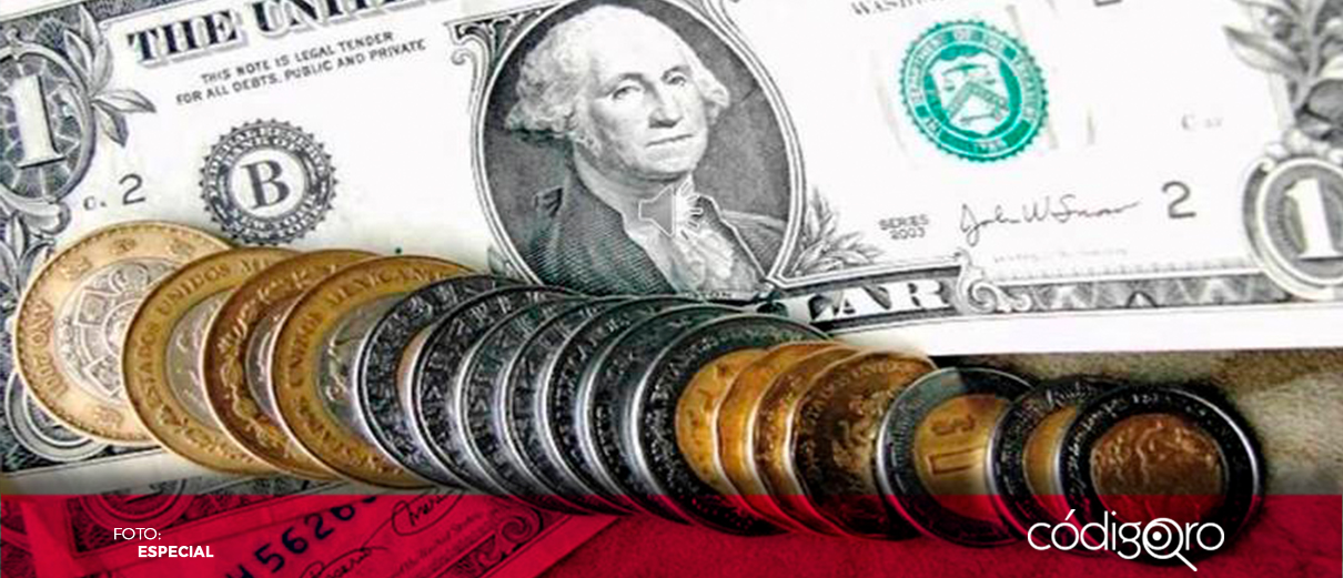 El peso opera por encima de las 20 unidades por dólar