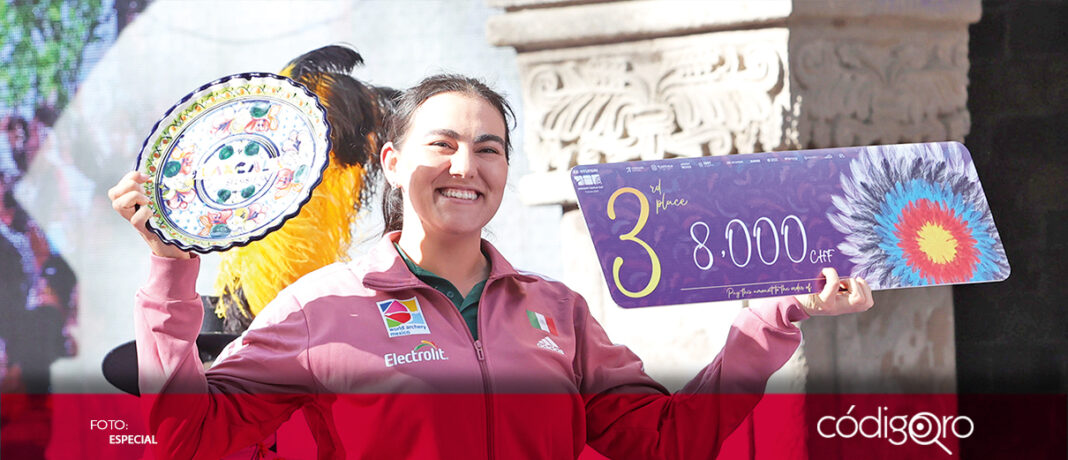 La arquera mexicana Alejandra Valencia se colgó el bronce en la final de la Copa del Mundo Tlaxcala 2024, tras derrotar a las surcoreanas Lim Sihyeon y Jeon Hunyoung