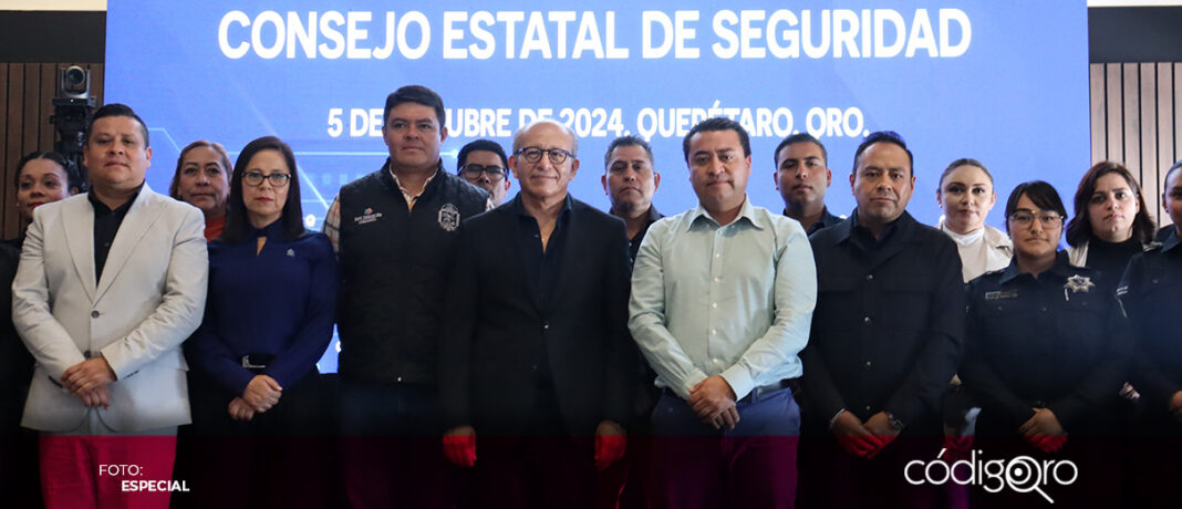 Autoridades estatales presentan estrategia de seguridad a corporaciones municipales. Foto: Especial