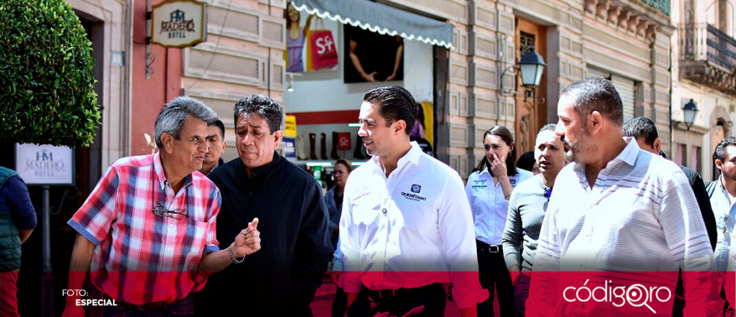 El presidente municipal de Querétaro, Felifer Macías, creó la Superintentencia del Centro Histórico. Foto: Especial