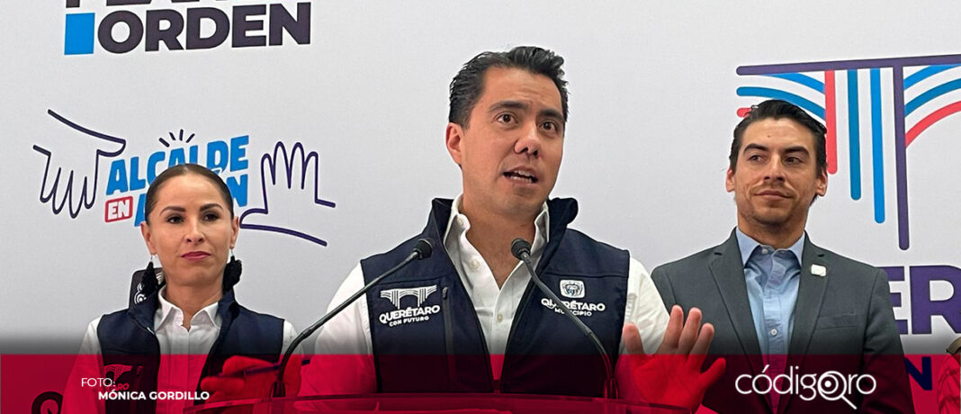 El presidente municipal de Querétaro, Felifer Macías Olvera, opinó sobre la petición de juicio político en su contra. Foto: Mónica Gordillo