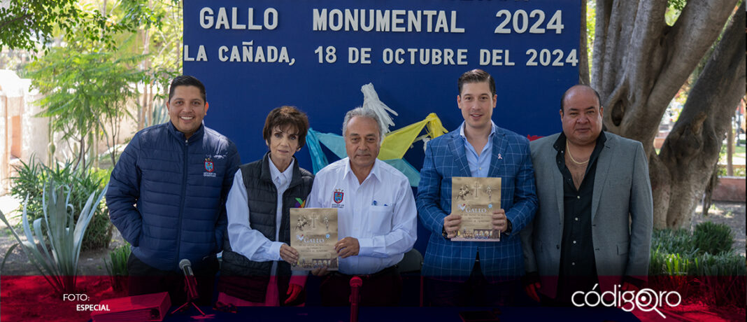 El próximo 26 de octubre se llevará a cabo la festividad “Gallo Monumental 2024”, que contará con un recorrido, así como la participación de dos bandas musicales y danzantes; por ello, se espera la asistencia de cerca de 10 mil ciudadanos