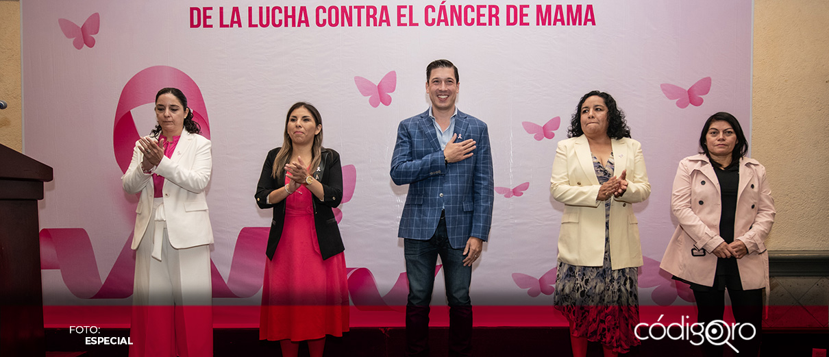 Rodrigo Monsalvo pide generar conciencia sobre cáncer de mama