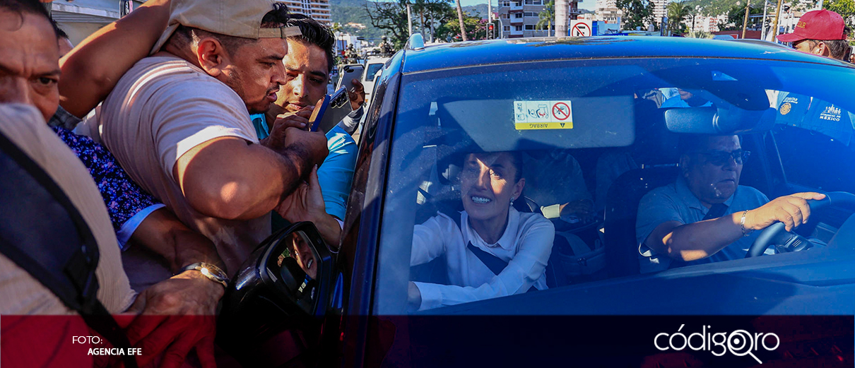 Sheinbaum visita Acapulco y promete apoyo a afectados por John