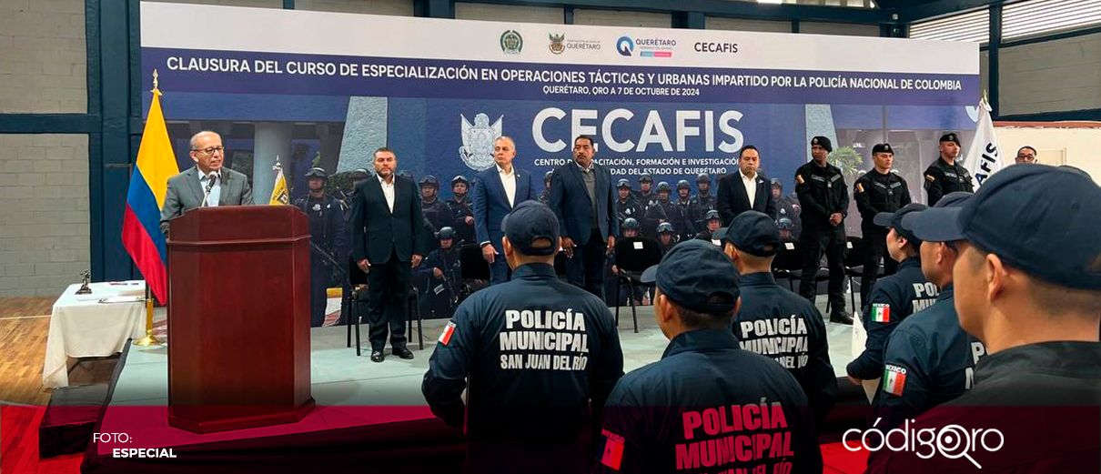 Termina curso impartido por Policía Nacional de Colombia