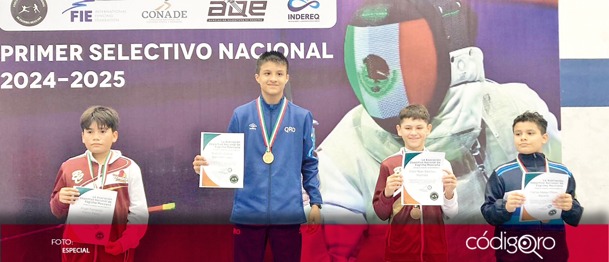 Querétaro, campeón del selectivo de esgrima