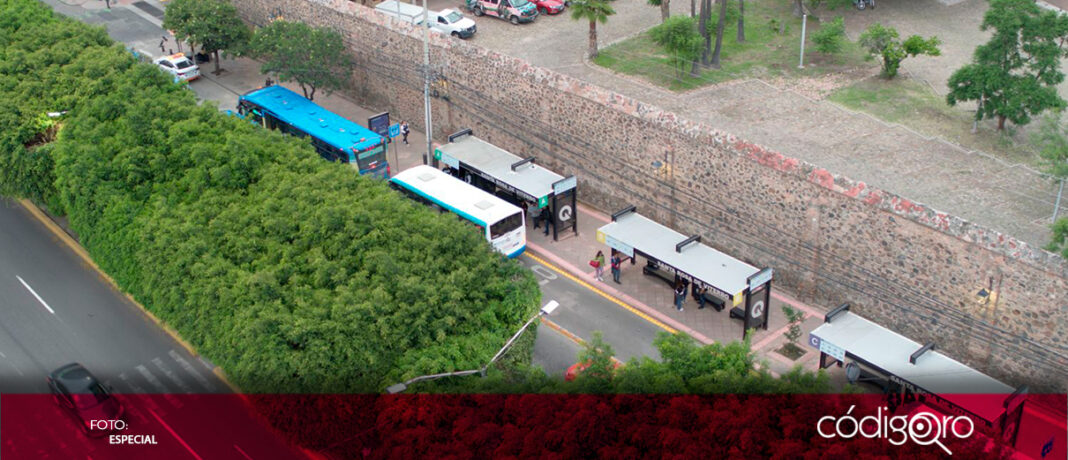 La cuarta Estación Abierta ubicada en Av. Ignacio Zaragoza, a la altura de la iglesia de Sta. Rosa de Viterbo, en la capital queretana, inició operaciones esta mañana para brindar un servicio de calidad a los usuarios del transporte público 