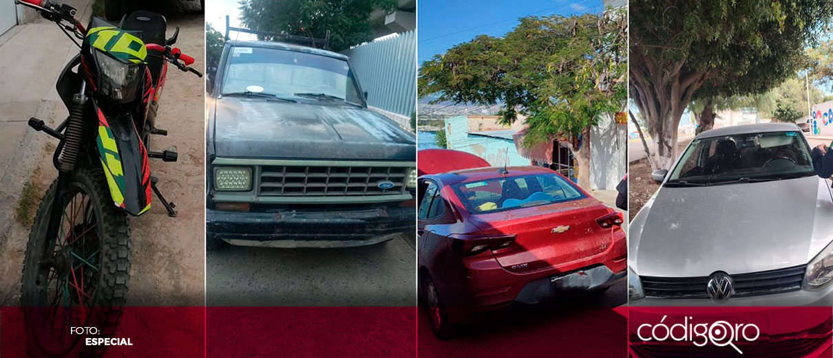 POES recupera diez vehículos con reporte de robo