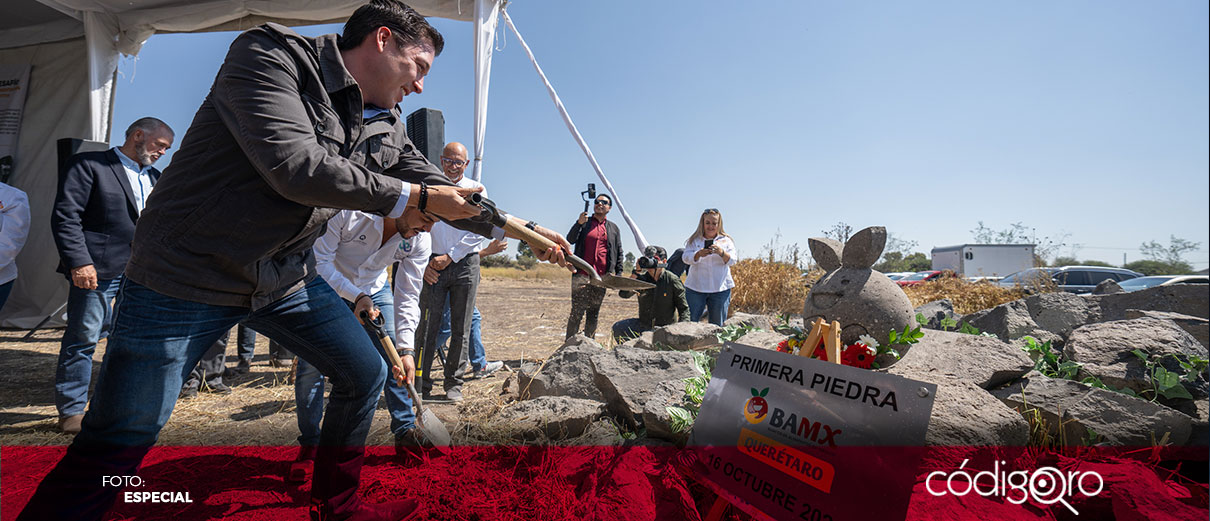 Inician construcción de Banco de Alimentos en El Marqués