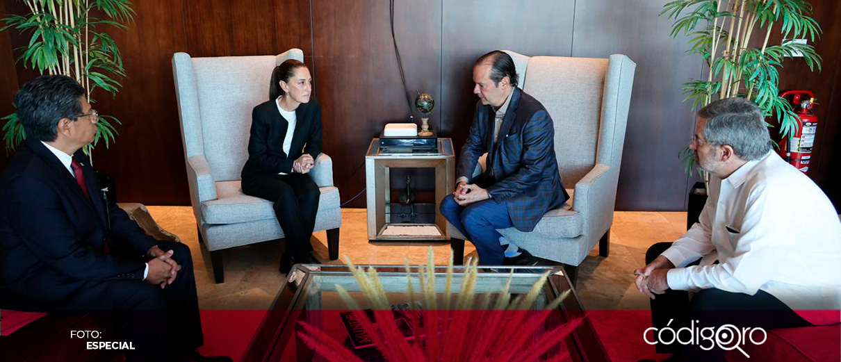 Claudia Sheinbaum se reúne con canciller de Panamá