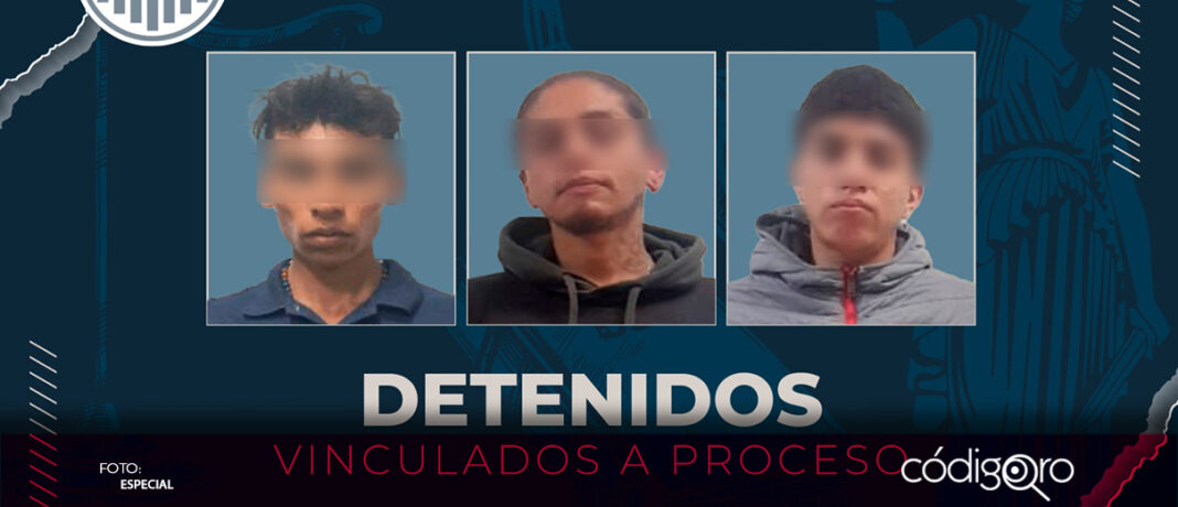 Elementos de PID de la FGE detuvieron a 3 sujetos por robos en El Marqués y Querétaro; el primer hecho ocurrió el 15 de noviembre, en la comunidad Rancho las Avestruces, y el segundo se registró el 20 de noviembre, en la colonia Cimatario