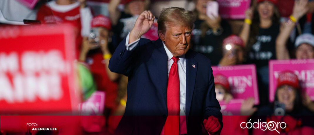 El candidato presidencial republicano, Donald Trump, volvió a lanzar amenazas contra México. Foto: Agencia EFE