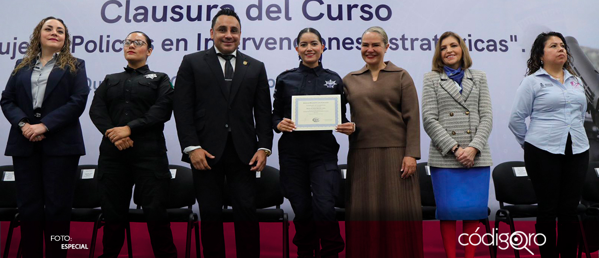 Finaliza el curso de "Mujeres policías en intervenciones estratégicas"
