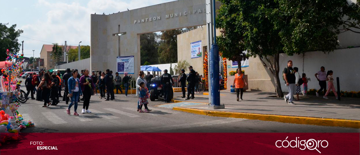 Panteones de Querétaro recibieron más de 160 mil visitantes