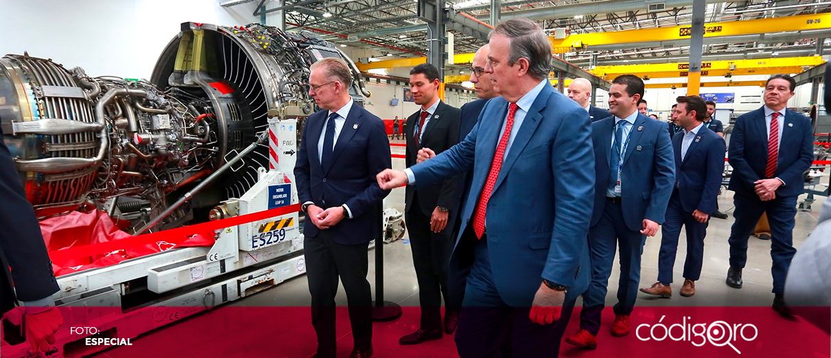 Querétaro comenzará a fabricar motores para aviones: Ebrard