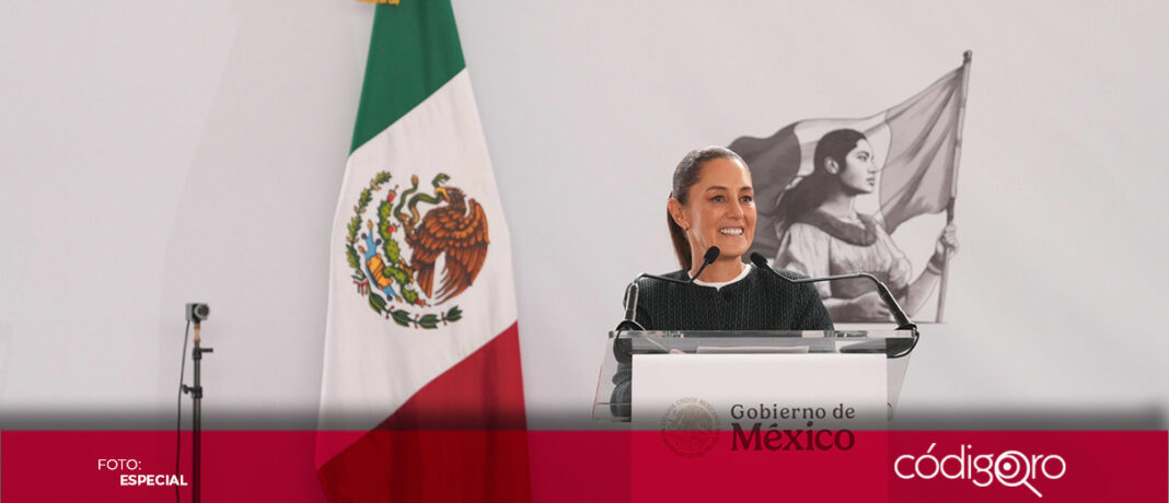 La presidenta de México, Claudia Sheinbaum, estuvo de visita en Nuevo León. Foto: Especial