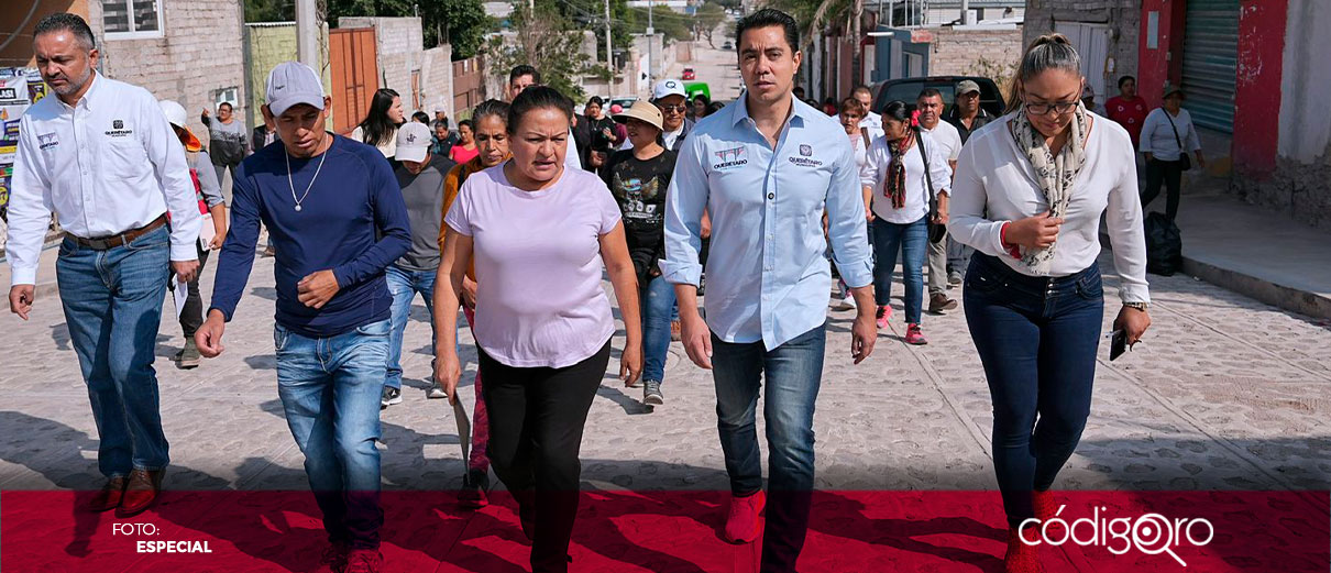 Felifer Macías entrega obras en la delegación Epigmenio González