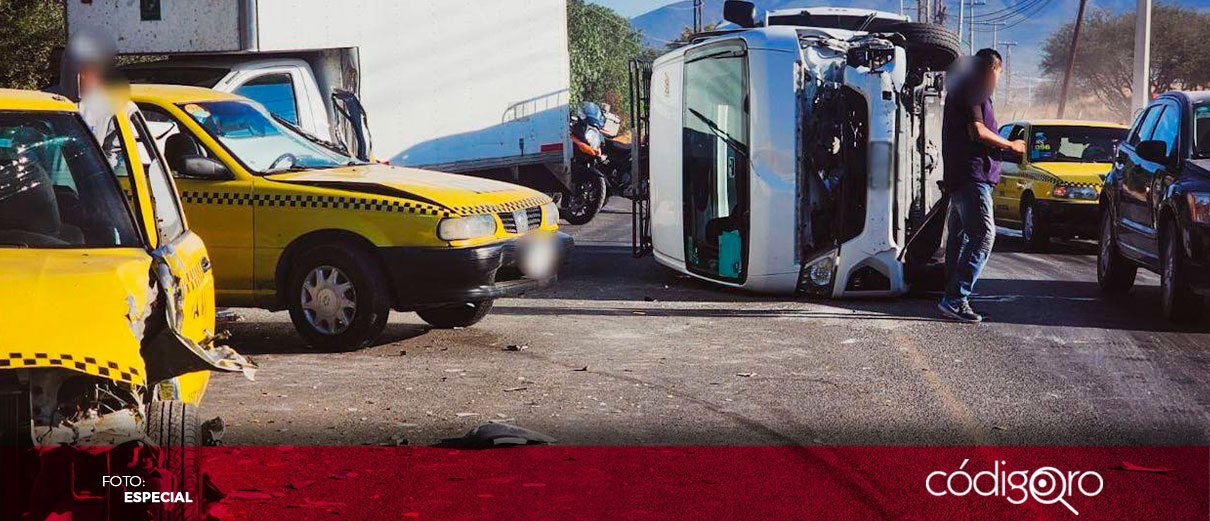 Choque múltiple en carretera Santa Rosa – Pinto deja nueve lesionados