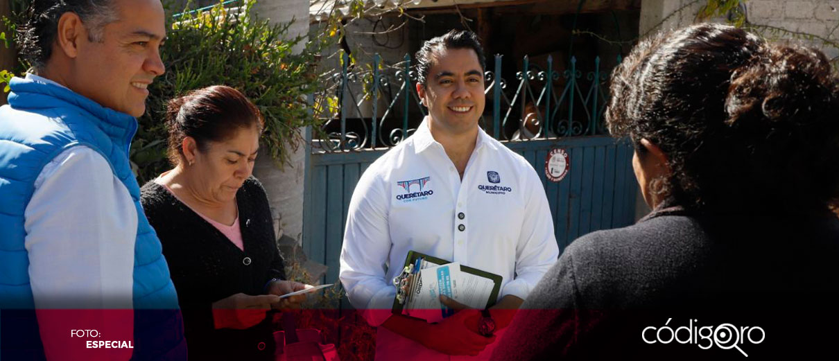 Alcalde presenta tres acciones de gobierno en Santa Rosa Jáuregui