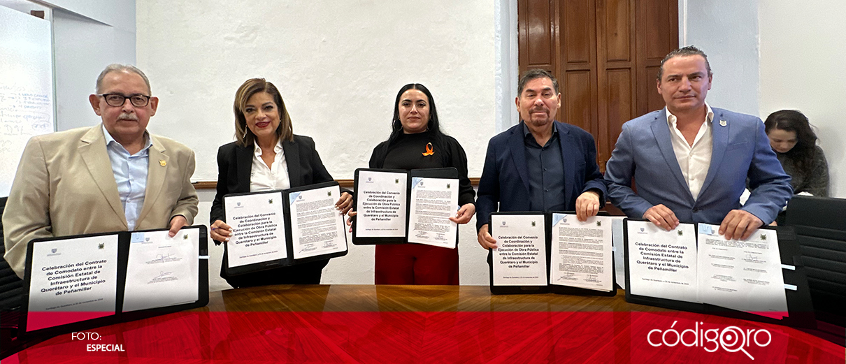 SDUOP y el municipio de Peñamiller firman convenio para generar obras