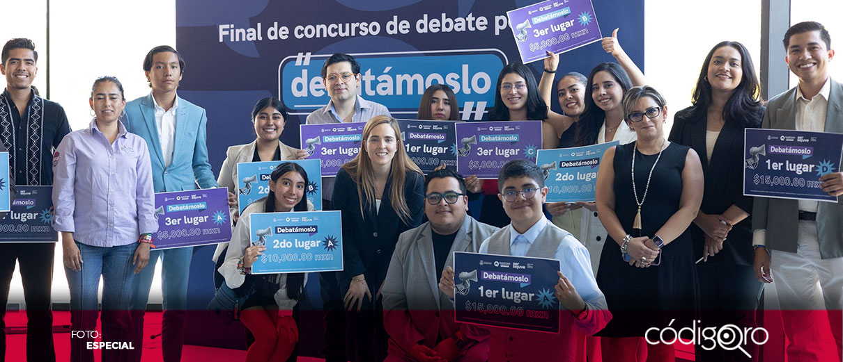 Premian a ganadores de Debatámoslo 2024