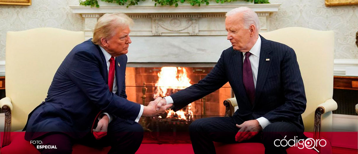 Trump destaca que "la política es dura" pero agradece a Biden una transición pacífica