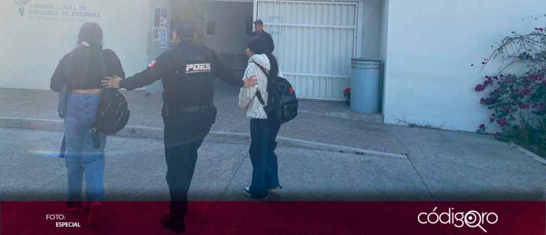 Elementos de Poes reunieron con sus familias a adolescentes reportadas como no localizadas; las menores se encontraban en la capital del estado, dijeron haber salido de sus domicilios por voluntad propia