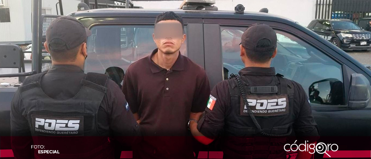 Policía Estatal detiene a un hombre por homicidio doloso