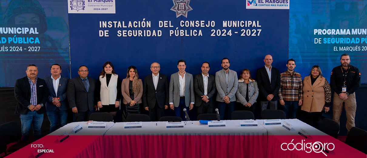 Instalan consejo municipal de Seguridad Pública en El Marqués