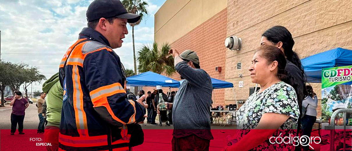 Protección Civil y Seguridad Pública de El Marqués acompañan a Caravana Migrante
