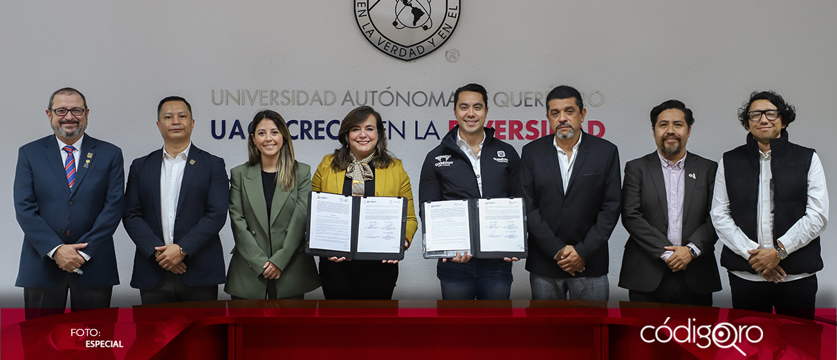 UAQ y municipio de Querétaro firman convenio en materia de arte y cultura