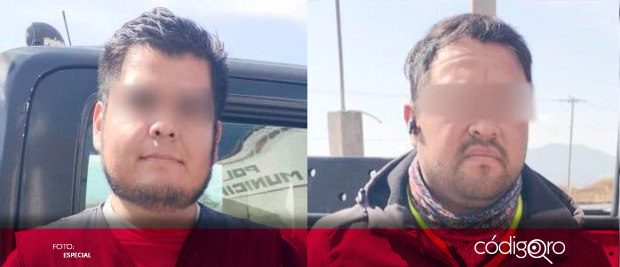 Poes detiene a dos sujetos y asegura hidrocarburo en Amealco