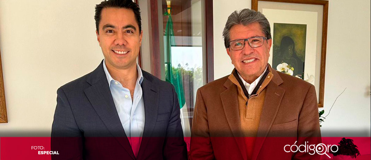 Felipe Fernando Macías se reúne con Ricardo Monreal