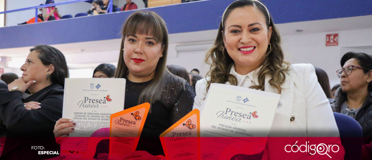 FGE recibe reconocimiento por labor en casos de feminicidio