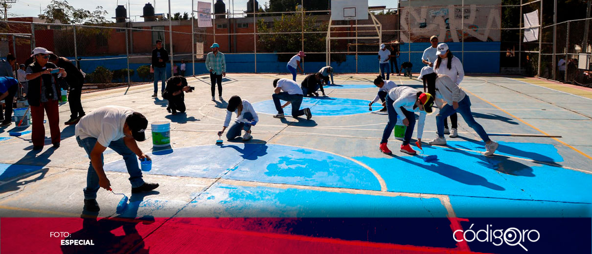 Panistas Unidos rehabilitan espacios públicos en los 18 municipios