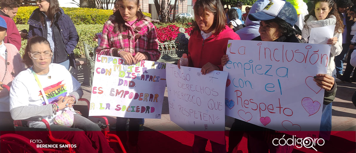 Personas con discapacidad en Querétaro exigen políticas públicas inclusivas