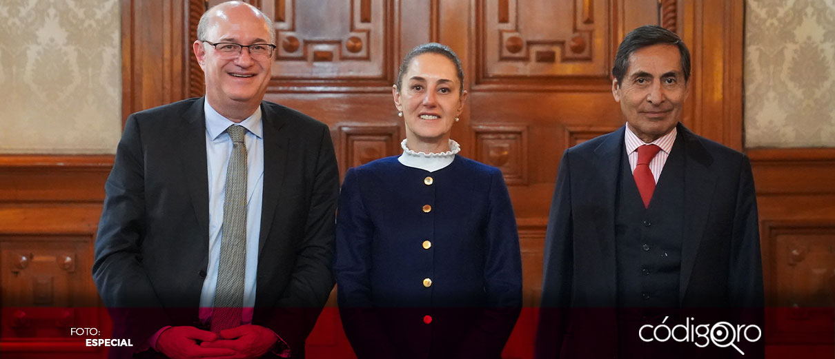 Sheinbaum se reúne con el director de Banco Interamericano de Desarrollo