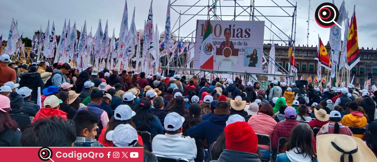 Claudia Sheinbaum resalta avance de programas sociales