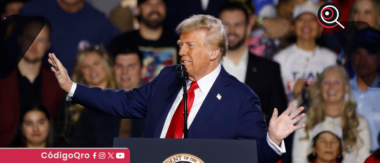 Donald Trump bromea con buscar tercer mandato presidencial